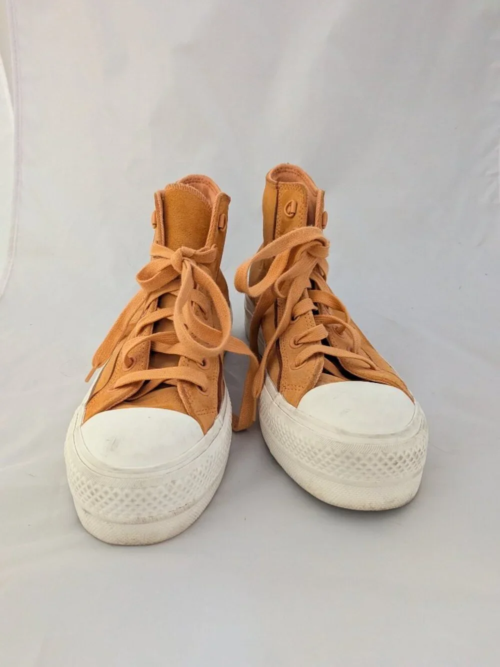 Converse Chuck Taylor All Star Lift Platform Suede Shoes Womens 7.5